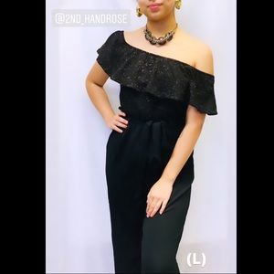 Charlotte Russe Ruffled Jumpsuit